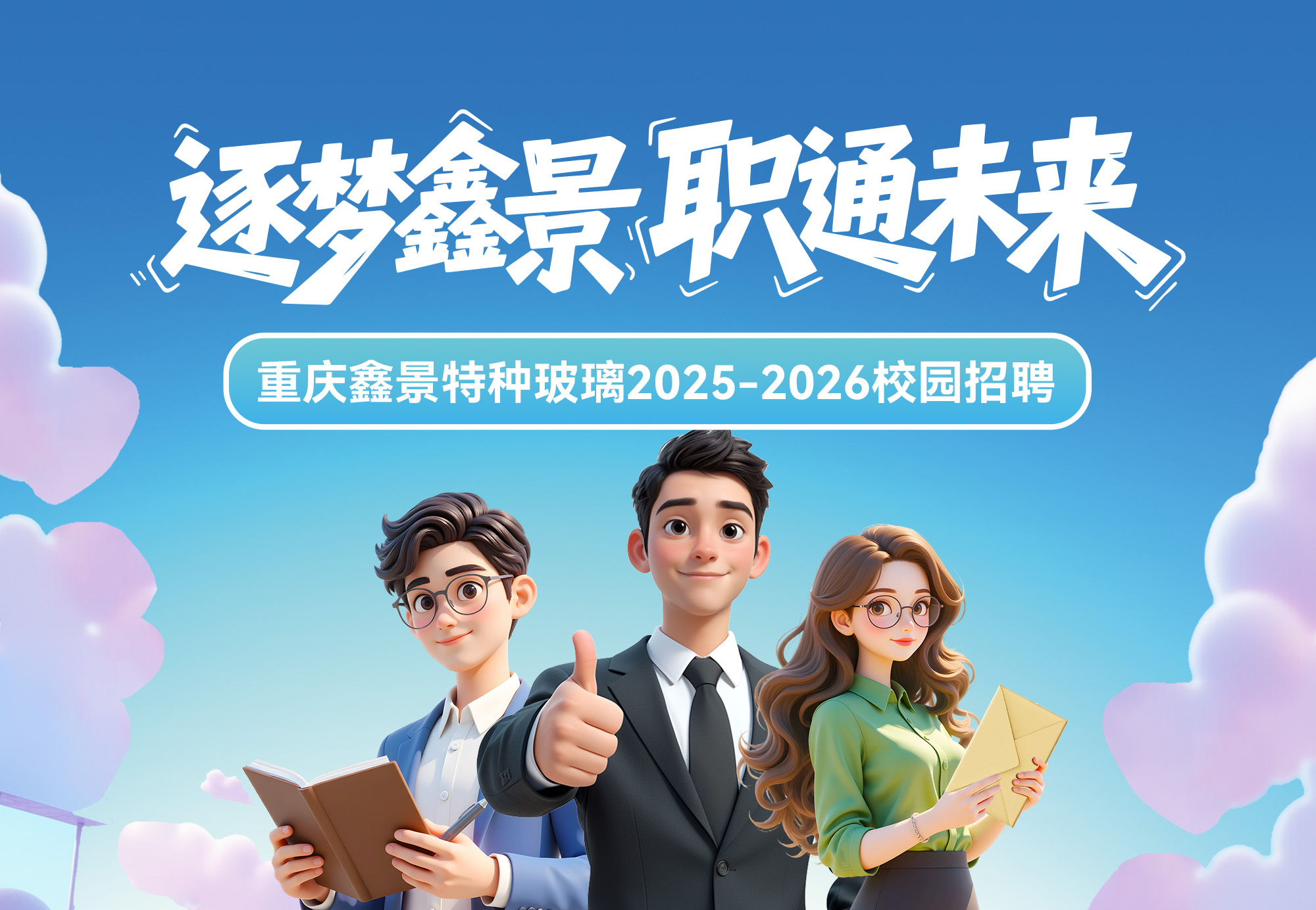 校園招聘丨重慶鑫景特種玻璃2025-2026年校園招聘全面啟航！